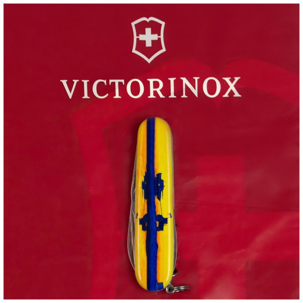 Ніж Victorinox Spartan Ukraine 91 мм Марка з трактором (1.3603.3_T3110p)