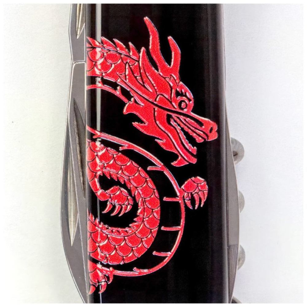 Ніж Victorinox Spartan Zodiac 91 мм Червоний дракон (1.3603.3_Z3361u)