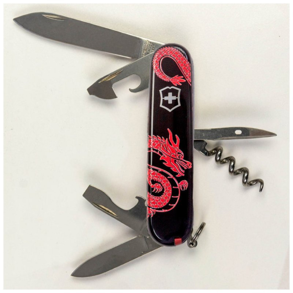 Ніж Victorinox Spartan Zodiac 91 мм Червоний дракон (1.3603.3_Z3361u)