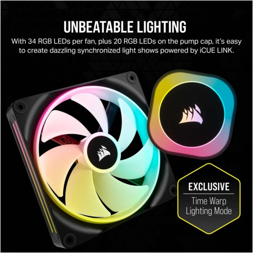 Система водяного охлаждения Corsair iCUE Link H100i RGB (CW-9061001-WW)