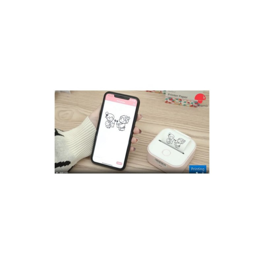 Принтер чеків UKRMARK P02GN Bluetooth, біло-зелений (00912)