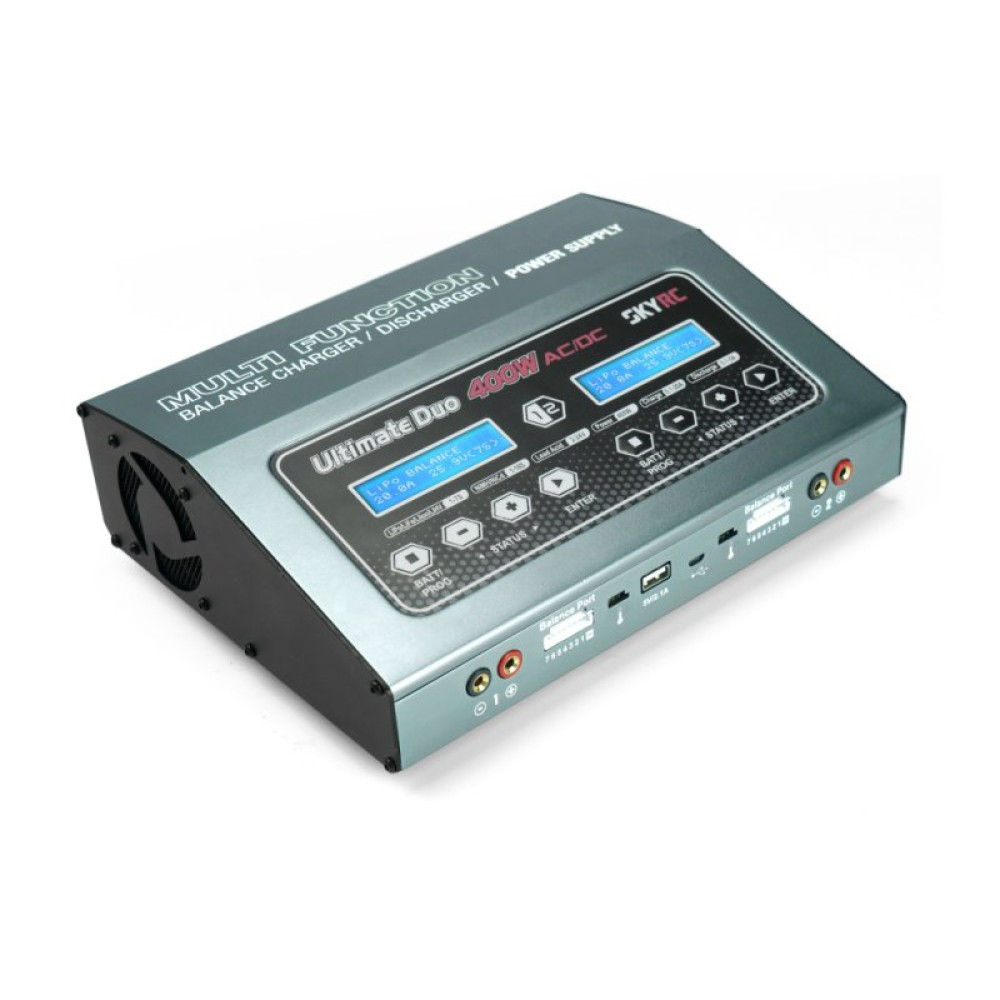 Зарядное устройство дуо SkyRC D400 20A/400W с/БП универсальное (SK-100123) (SK-100123)