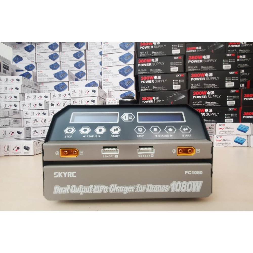 Зарядное устройство дуо SkyRC PC1080 20A/1080W с/БП универсальное (SK-100124) (SK-100124)
