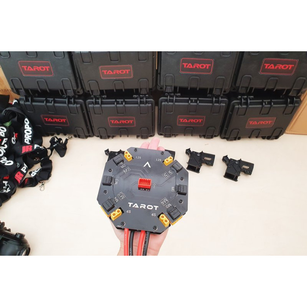 Плата розподілу живлення Tarot PDB 12S 480A для квадро/гексакоптерів (TL2996)
