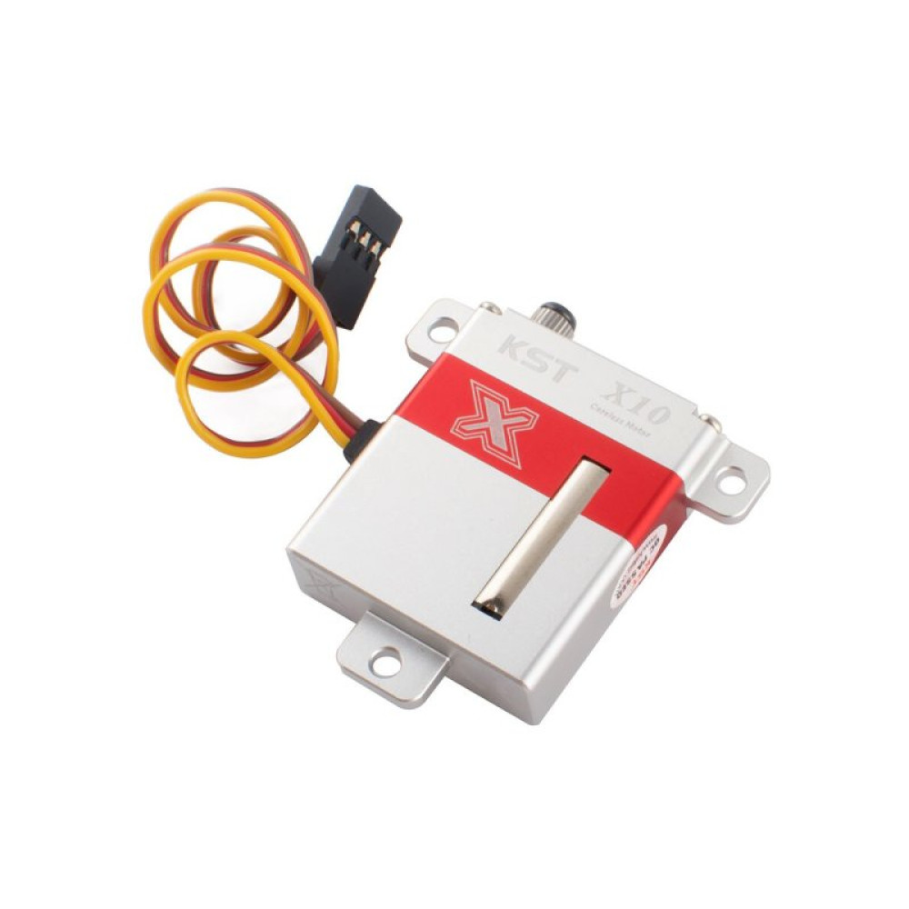 Сервопривод для планеров 28г KST X10 10.8кг/0.12сек HV цифровой (HP023-0008-V2) Сервопривод для планеров 28г KST X10 10.8кг/0.12сек HV цифровой (HP023-0008-V2)