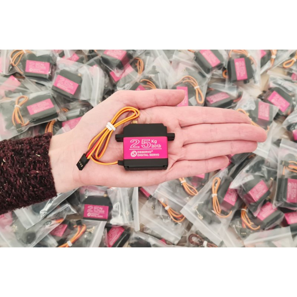 Сервопривід стандарт 60г DSServo DS3225 24,5кг/0,165сек 25T цифровий (DS3225-180)