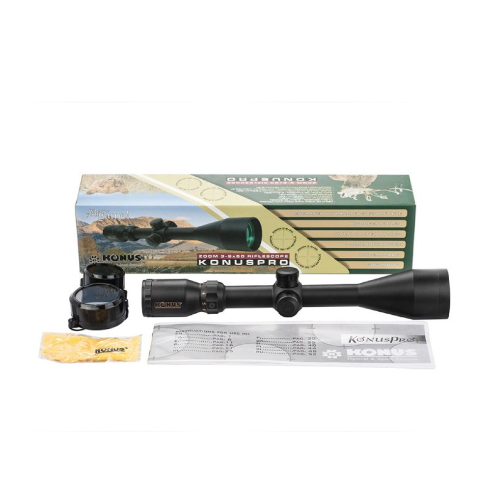 Оптичний приціл Konus KonusPro 3-9x50 30/30 IR (7294)