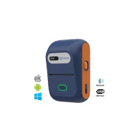 Принтер этикеток UKRMARK DP26BL bluetooth, USB, синий (00884)