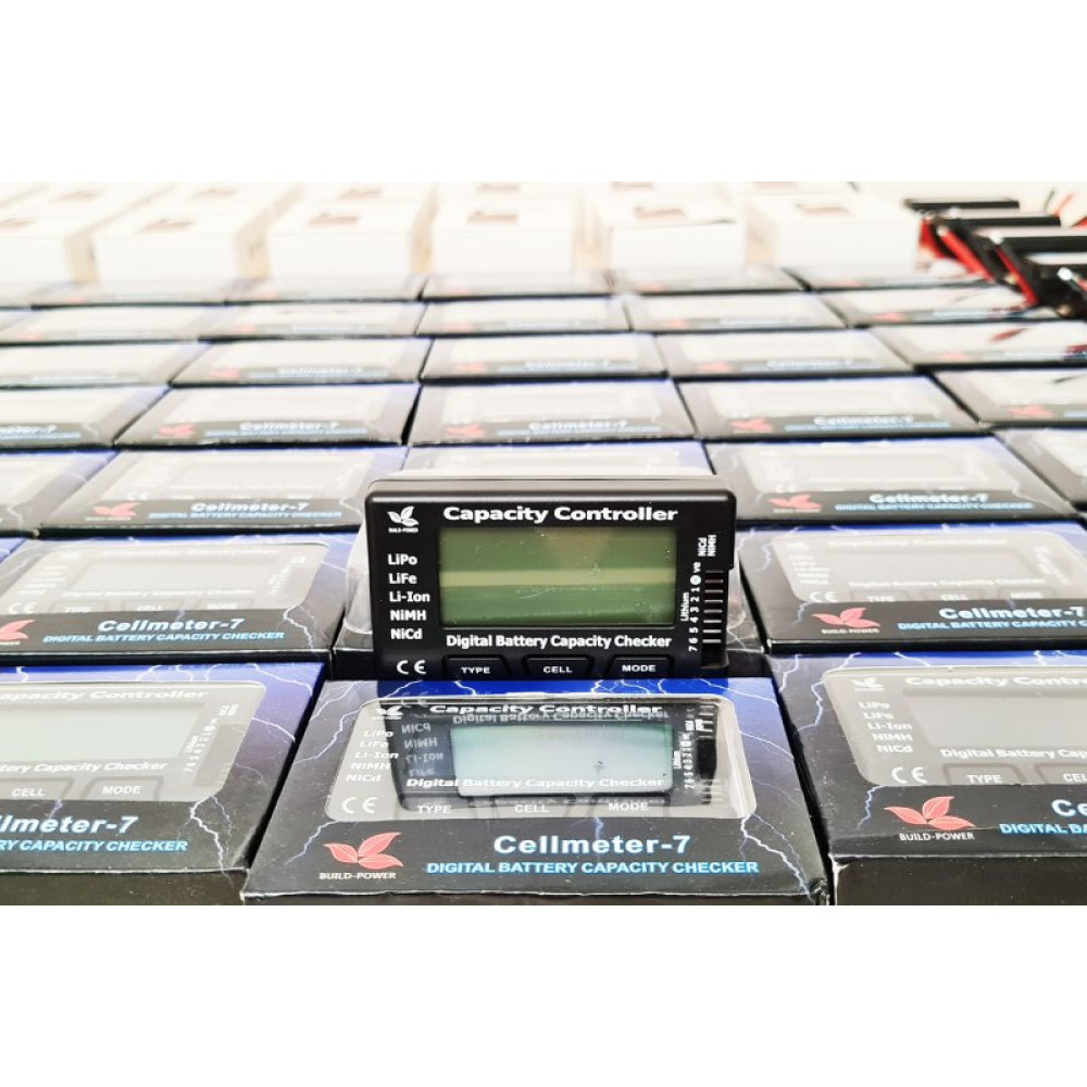 Тестер LiPo батарей CellMeter7 (RTS-CELLMETER7)