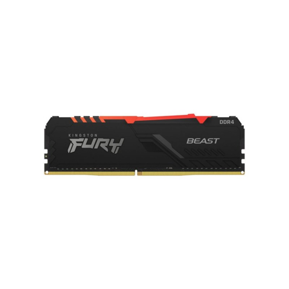 Модуль пам'яті для комп'ютера DDR4 16GB 3200 MHz Beast RGB Kingston Fury (ex.HyperX) (KF432C16BBA/16)