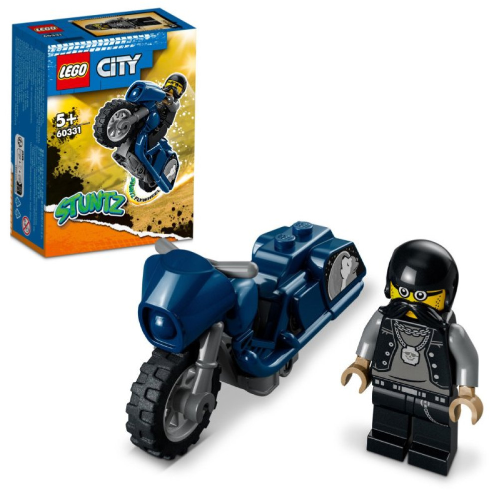 Конструктор LEGO City Stuntz Туристичний каскадерський мотоцикл 10 деталей (60331)
