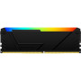 Модуль памяти для компьютера DDR4 32GB (2x16GB) 3733 MHz Beast Black RGB Kingston Fury (ex.HyperX) (KF437C19BB12AK2/32)
