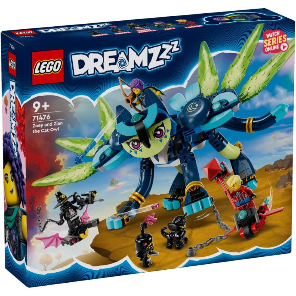 Конструктор LEGO DREAMZzzzz Зоуи и котосова Зиан 437 деталей (71476) Конструктор LEGO DREAMZzzzz Зоуи и котосова Зиан 437 деталей (71476)