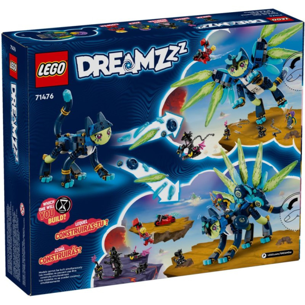 Конструктор LEGO DREAMZzzzz Зоуи и котосова Зиан 437 деталей (71476) Конструктор LEGO DREAMZzzzz Зоуи и котосова Зиан 437 деталей (71476)