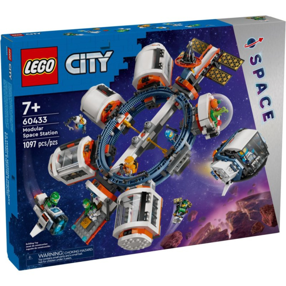 Конструктор LEGO City Модульная космическая станция 1097 деталей (60433) Конструктор LEGO City Модульная космическая станция 1097 деталей (60433)