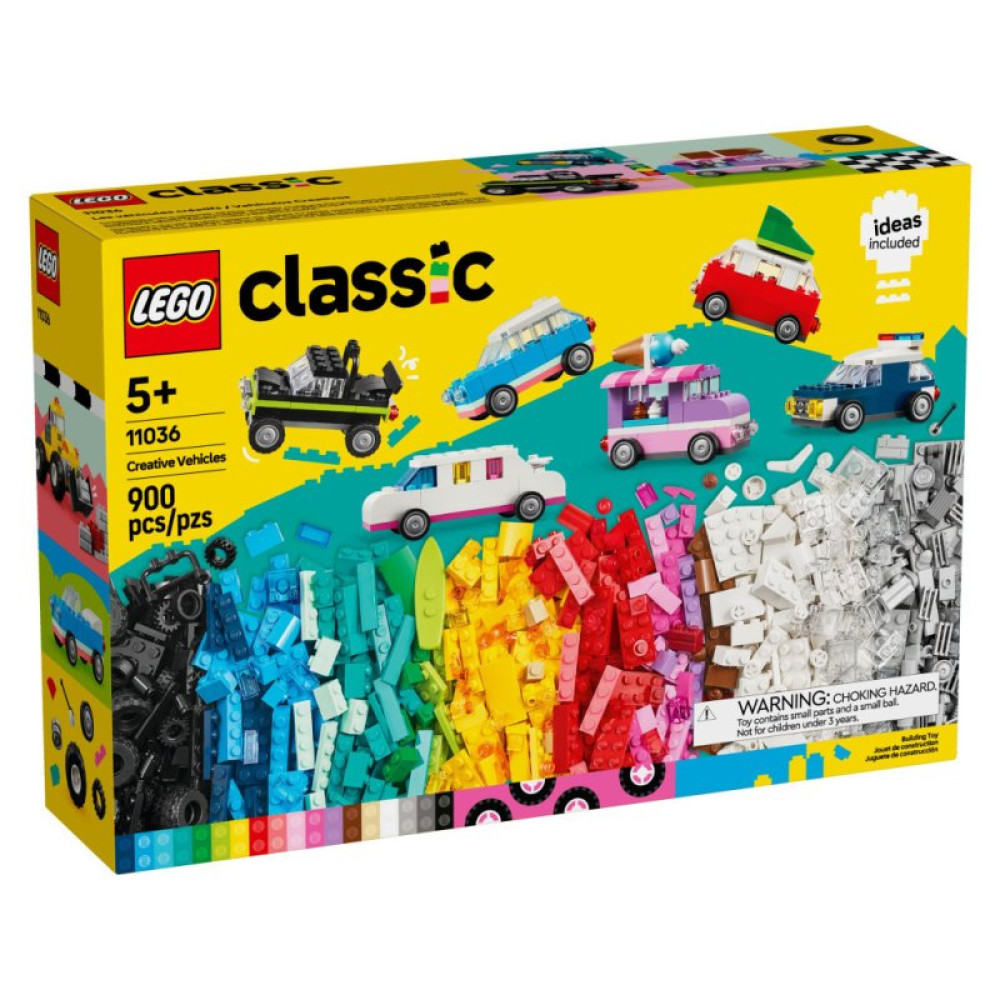 Конструктор LEGO Classic Творческие транспортные средства 900 деталей (11036)