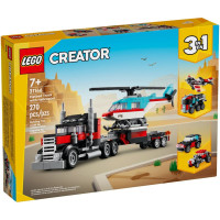 Конструктор LEGO Creator Бортовой грузовик с вертолетом 270 деталей (31146)