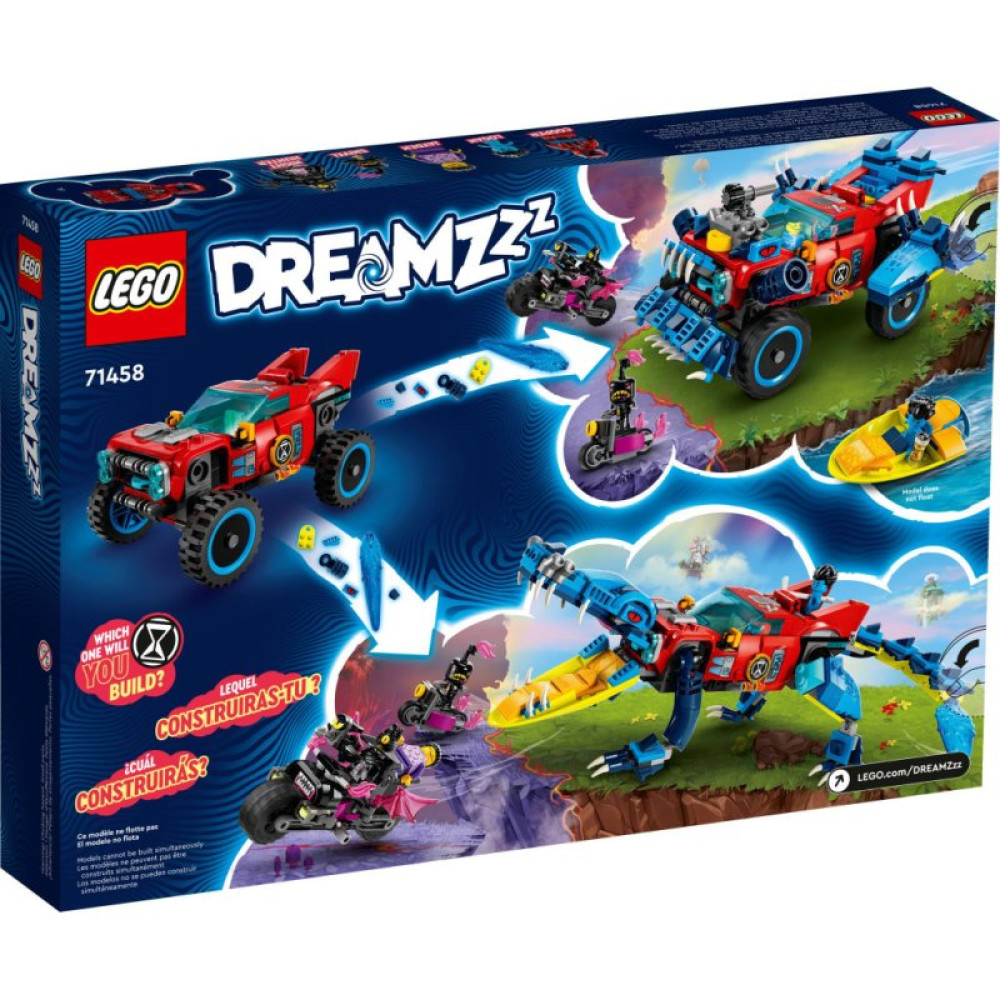 Конструктор LEGO DREAMZzz Автомобиль Крокодил 494 детали (71458)