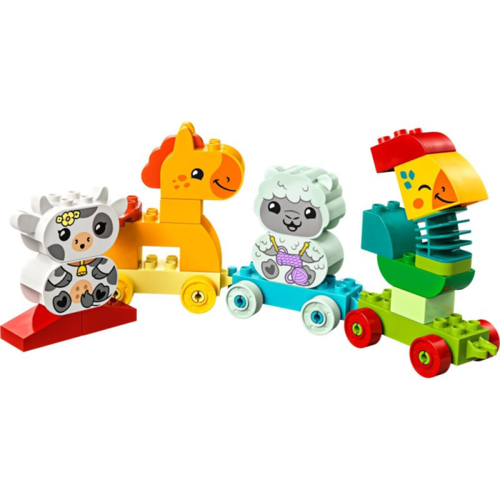 Конструктор LEGO DUPLO My First Поезд животных 19 деталей (10412) Конструктор LEGO DUPLO My First Поезд животных 19 деталей (10412)