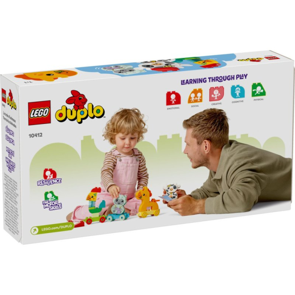 Конструктор LEGO DUPLO My First Поезд животных 19 деталей (10412) Конструктор LEGO DUPLO My First Поезд животных 19 деталей (10412)