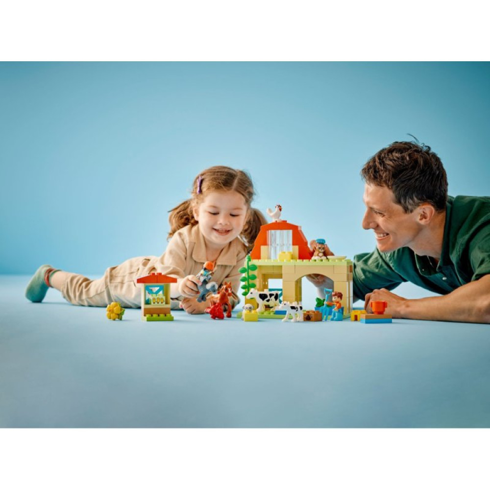 Конструктор LEGO DUPLO Town Уход за животными на ферме 74 деталей (10416)