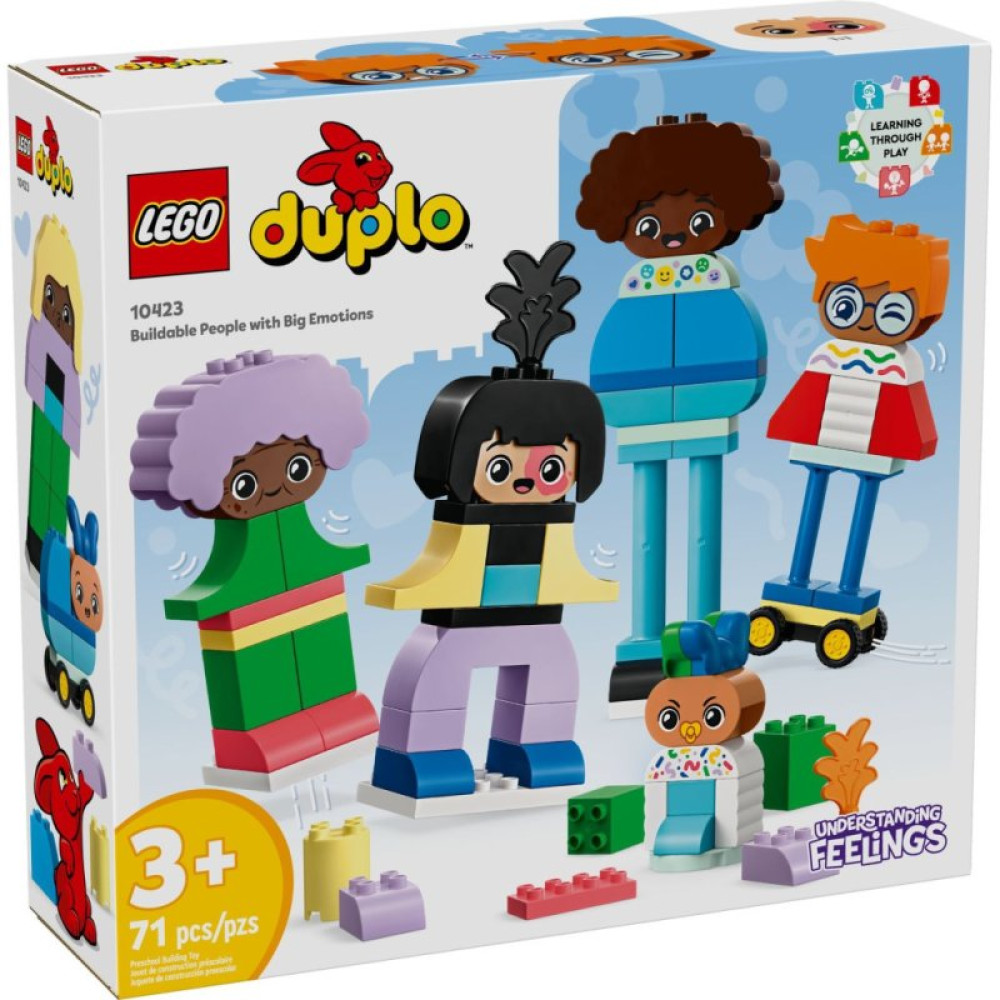 Конструктор LEGO DUPLO Town Конструктор людей із сильними емоціями 71 деталей (10423)