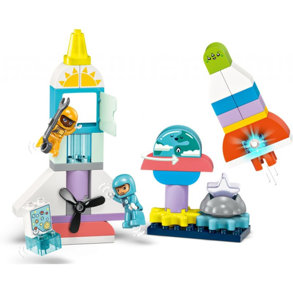 Конструктор LEGO DUPLO Town Приключения на космическом шаттле 3-в-1 58 деталей (10422) Конструктор LEGO DUPLO Town Приключения на космическом шаттле 3-в-1 58 деталей (10422)