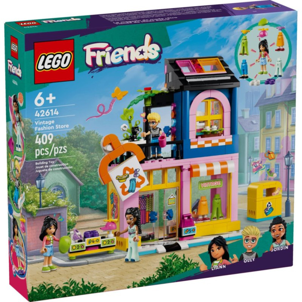 Конструктор LEGO Friends Магазин винтажной одежды 409 деталей (42614) Конструктор LEGO Friends Магазин винтажной одежды 409 деталей (42614)