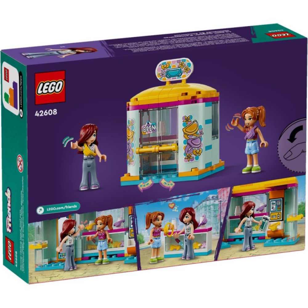 Конструктор LEGO Friends Магазинчик аксессуаров 129 деталей (42608) Конструктор LEGO Friends Магазинчик аксессуаров 129 деталей (42608)