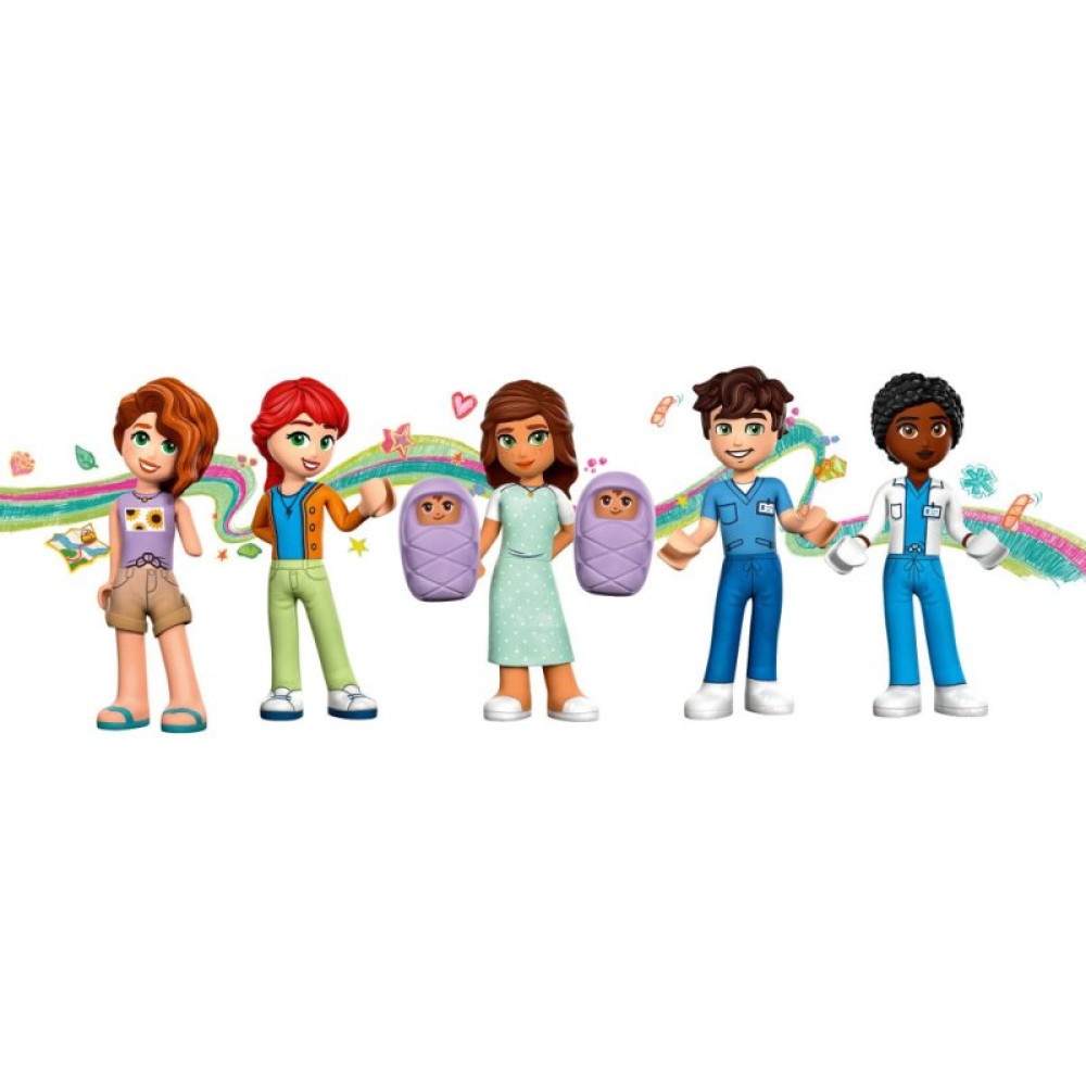 Конструктор LEGO Friends Больница в Хартлейк-Сити 1045 деталей (42621) Конструктор LEGO Friends Больница в Хартлейк-Сити 1045 деталей (42621)
