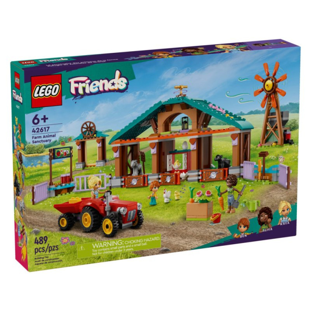 Конструктор LEGO Friends Приют для сельскохозяйственных животных 489 деталей (42617)