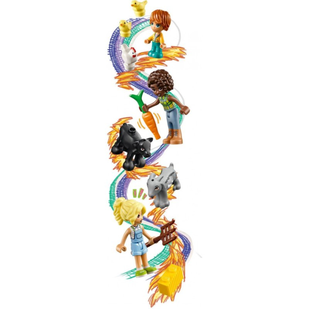 Конструктор LEGO Friends Приют для сельскохозяйственных животных 489 деталей (42617)