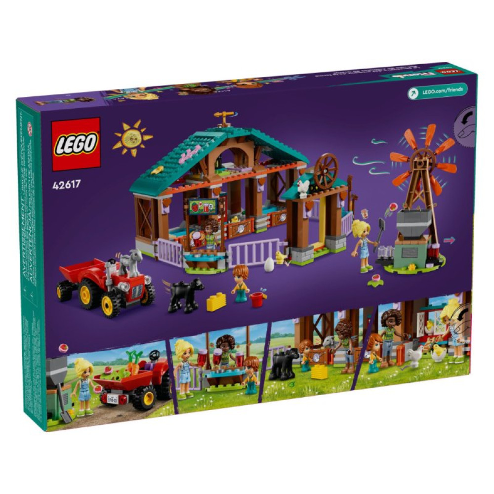 Конструктор LEGO Friends Приют для сельскохозяйственных животных 489 деталей (42617)