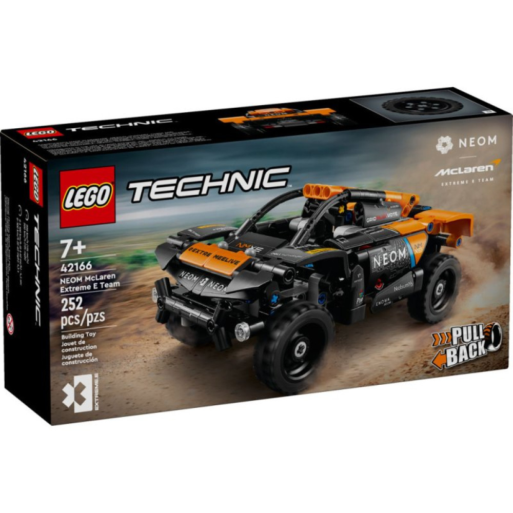 Конструктор LEGO Technic Автомобиль для гонок NEOM McLaren Extreme E 252 деталей (42166) Конструктор LEGO Technic Автомобиль для гонок NEOM McLaren Extreme E 252 деталей (42166)