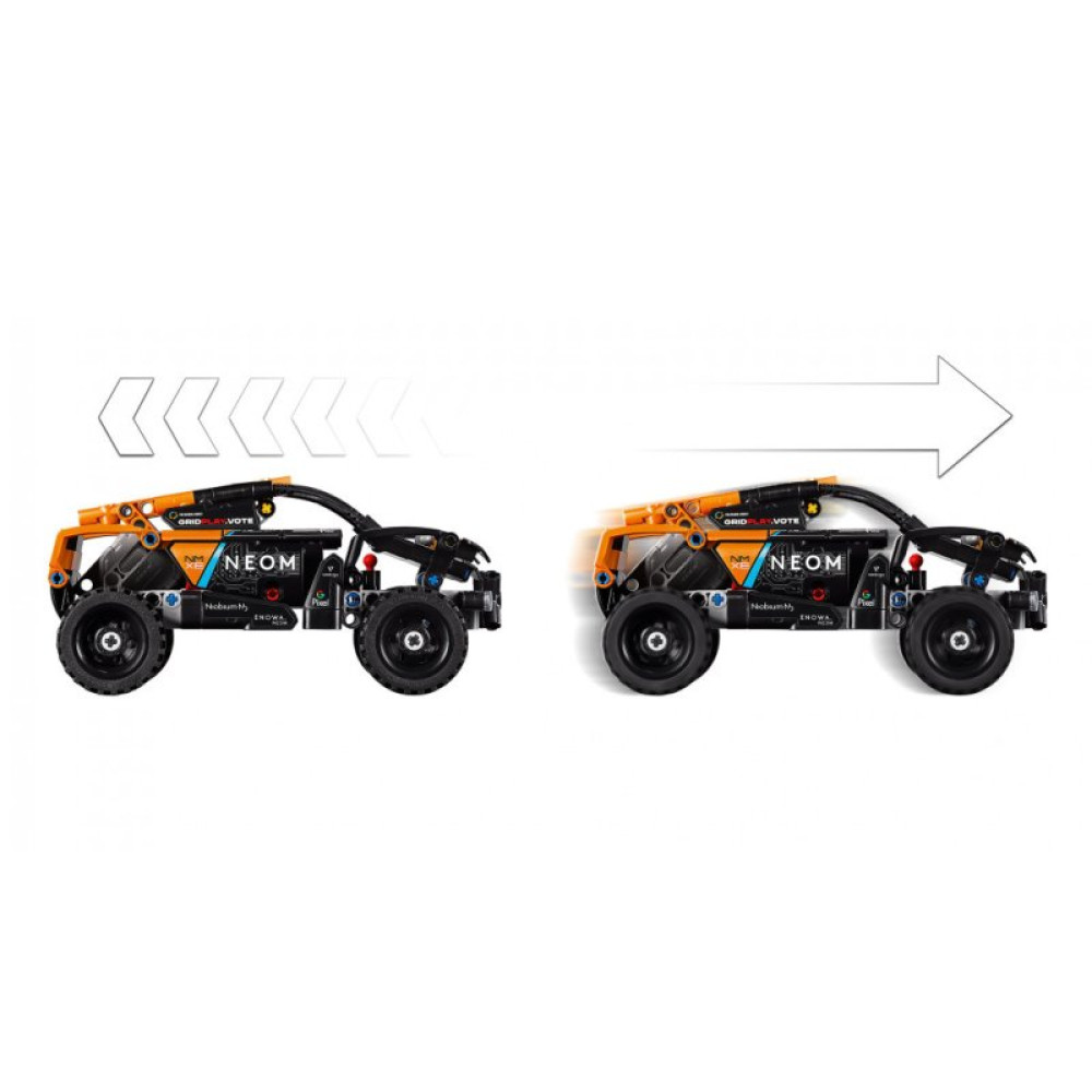 Конструктор LEGO Technic Автомобиль для гонок NEOM McLaren Extreme E 252 деталей (42166) Конструктор LEGO Technic Автомобиль для гонок NEOM McLaren Extreme E 252 деталей (42166)