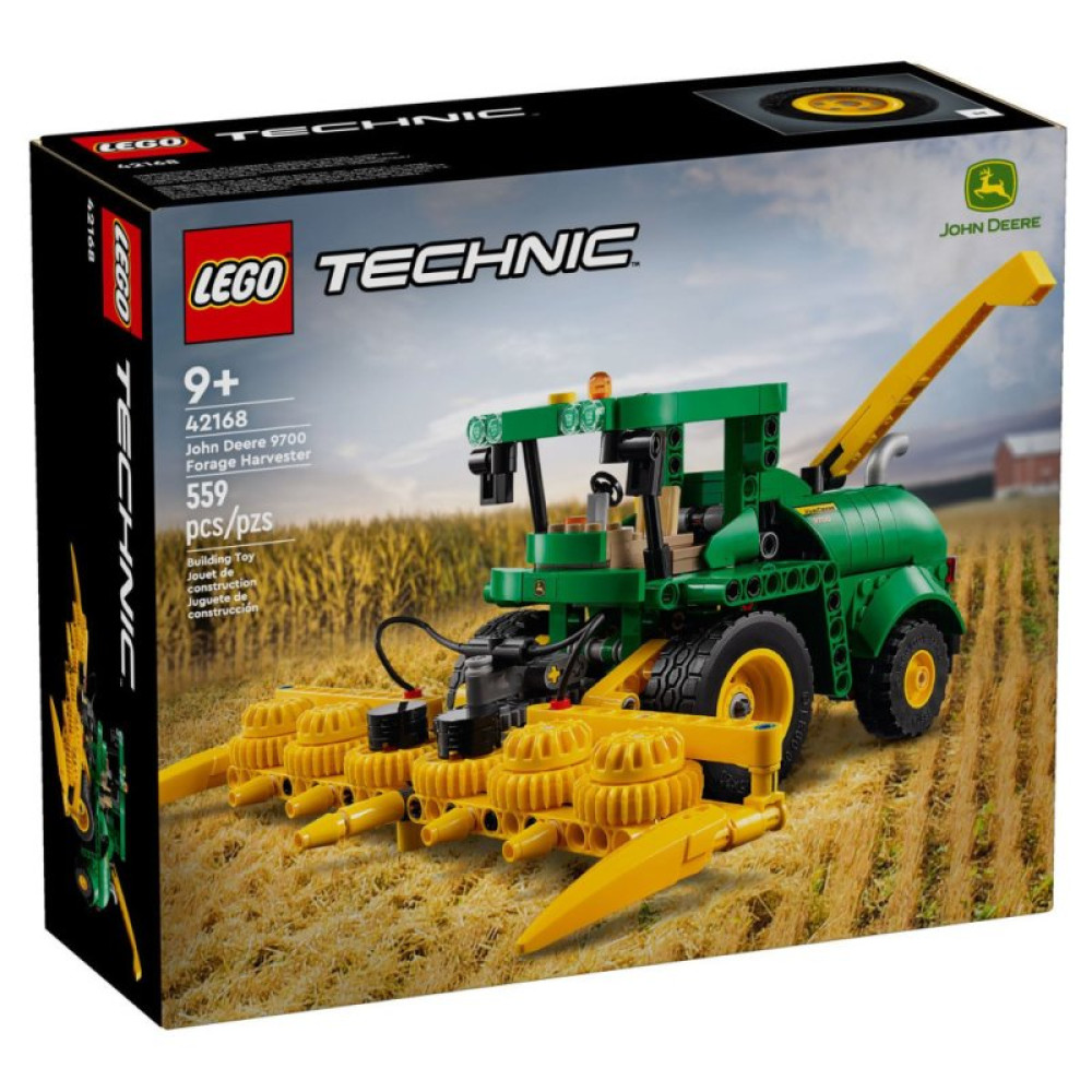 Конструктор LEGO Technic Кормоуборочный комбайн John Deere 9700 559 деталей (42168) Конструктор LEGO Technic Кормоуборочный комбайн John Deere 9700 559 деталей (42168)