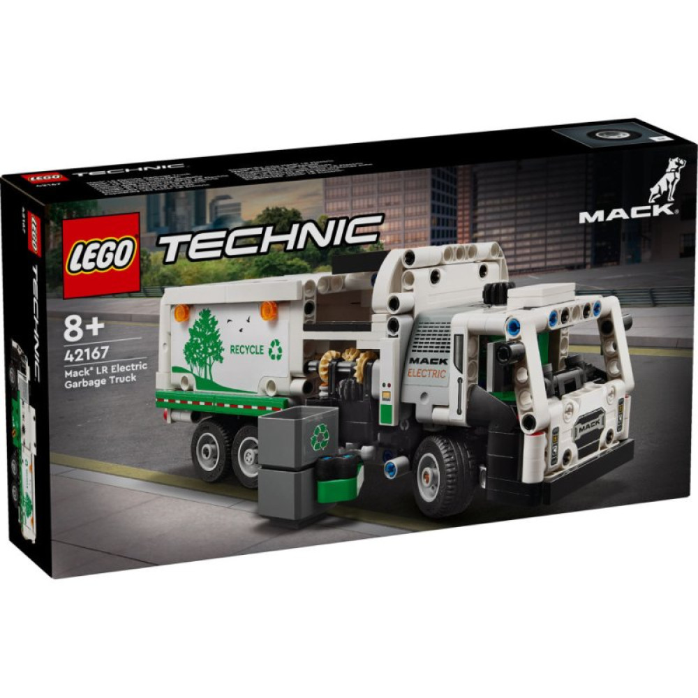 Конструктор LEGO Technic Мусоровоз Mack LR Electric 503 деталей (42167) Конструктор LEGO Technic Мусоровоз Mack LR Electric 503 деталей (42167)