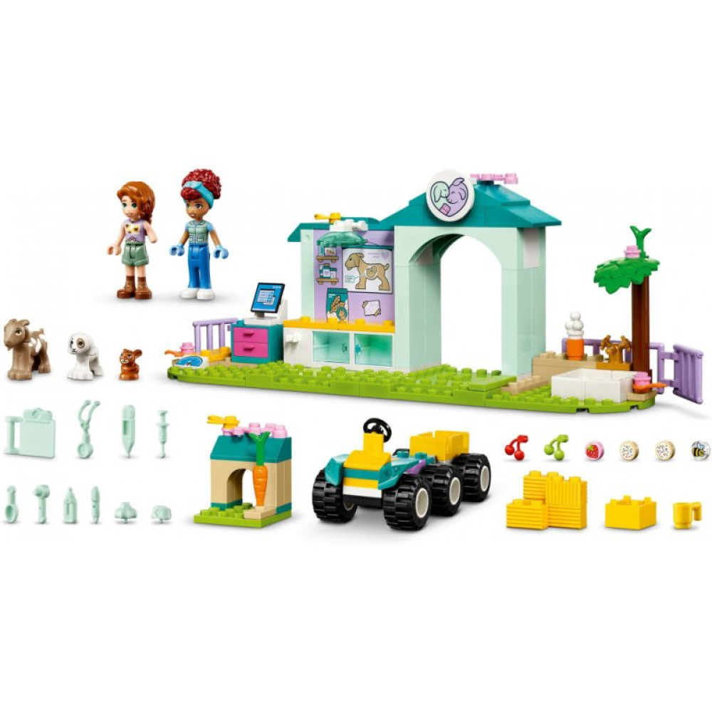 Конструктор LEGO Friends Ветеринарная клиника для сельскохозяйственных животных 161 деталей (42632)