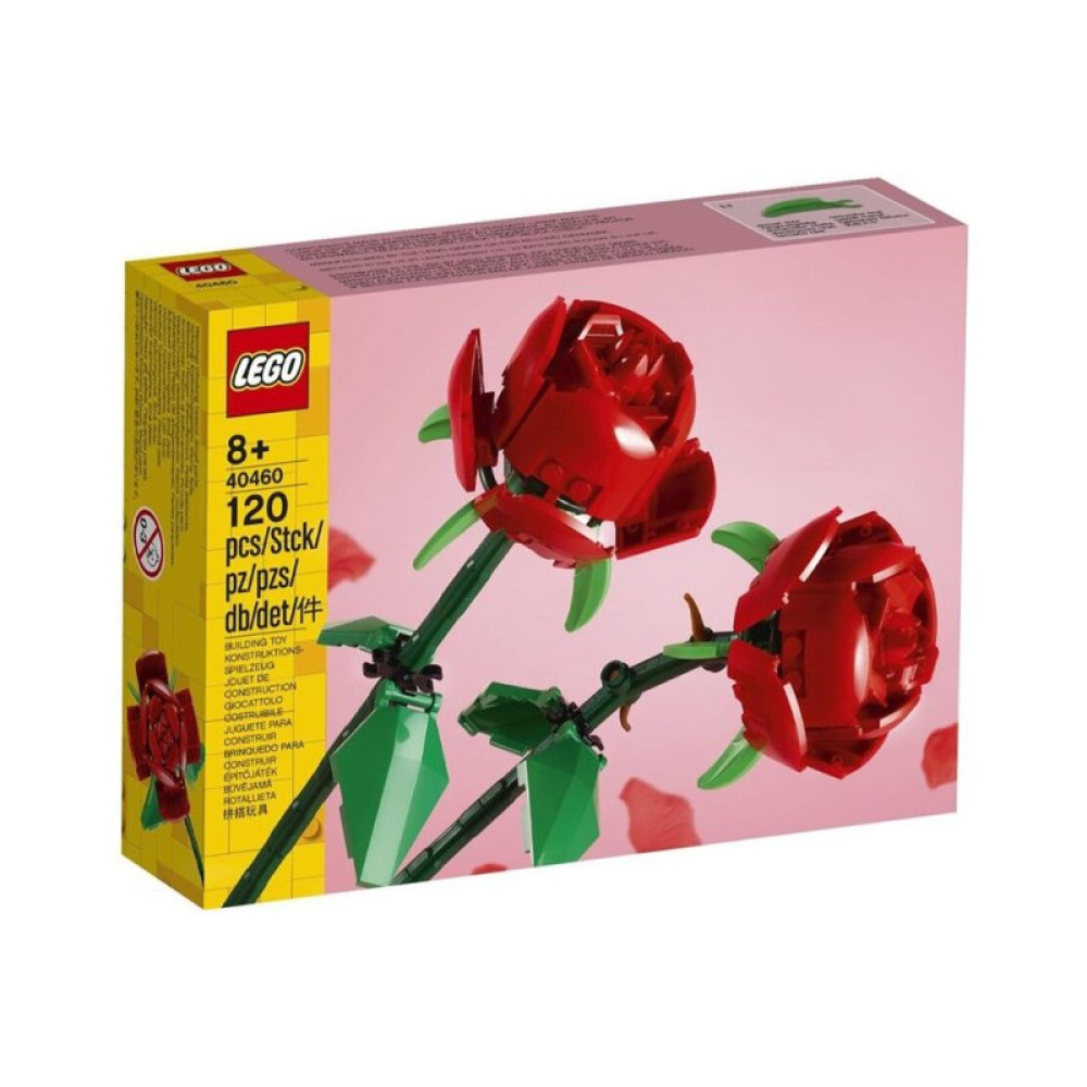 Конструктор LEGO Iconic Розы 120 деталей (40460) Конструктор LEGO Iconic Розы 120 деталей (40460)