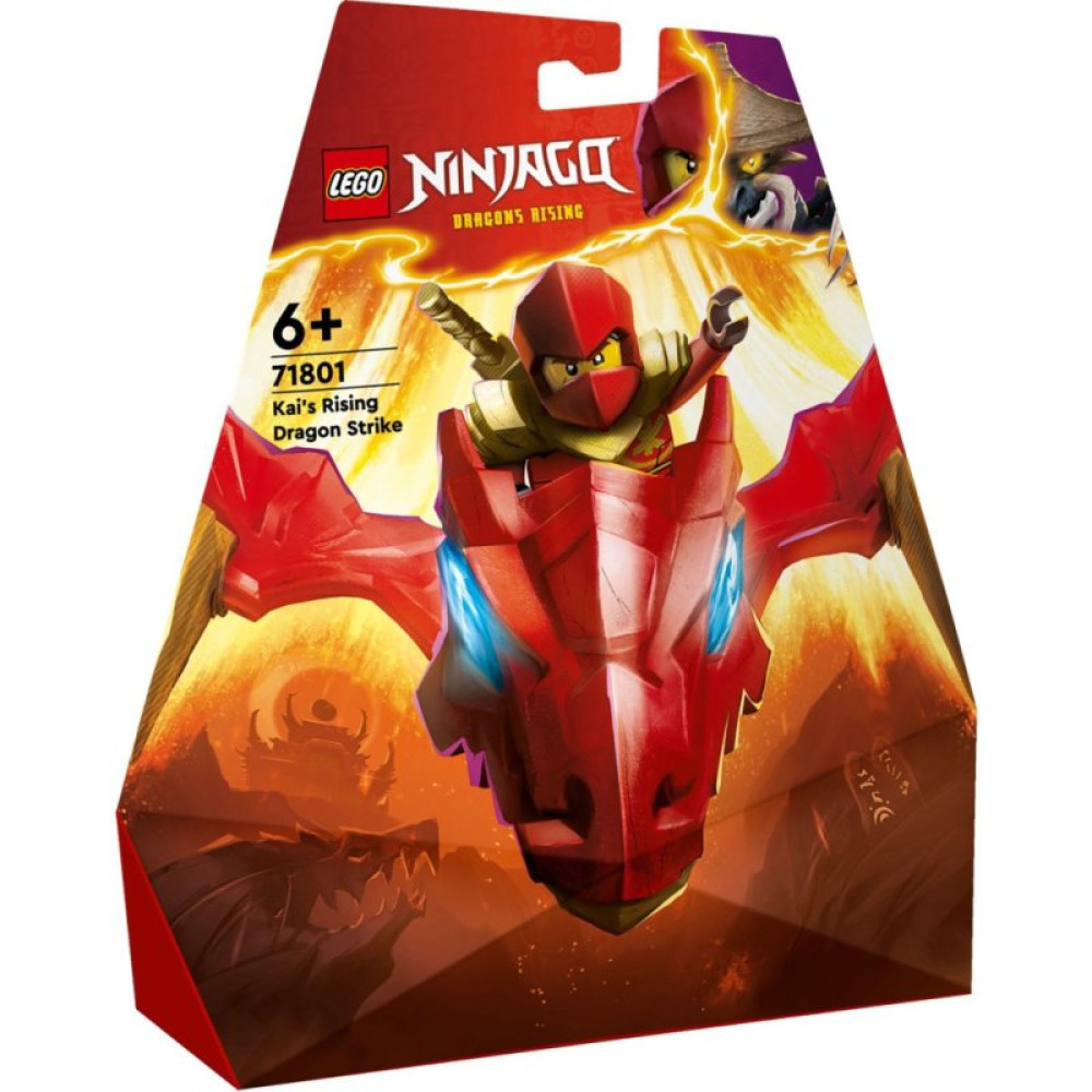 Конструктор LEGO NINJAGO Атака повсталого дракона Кая 24 деталей (71801)