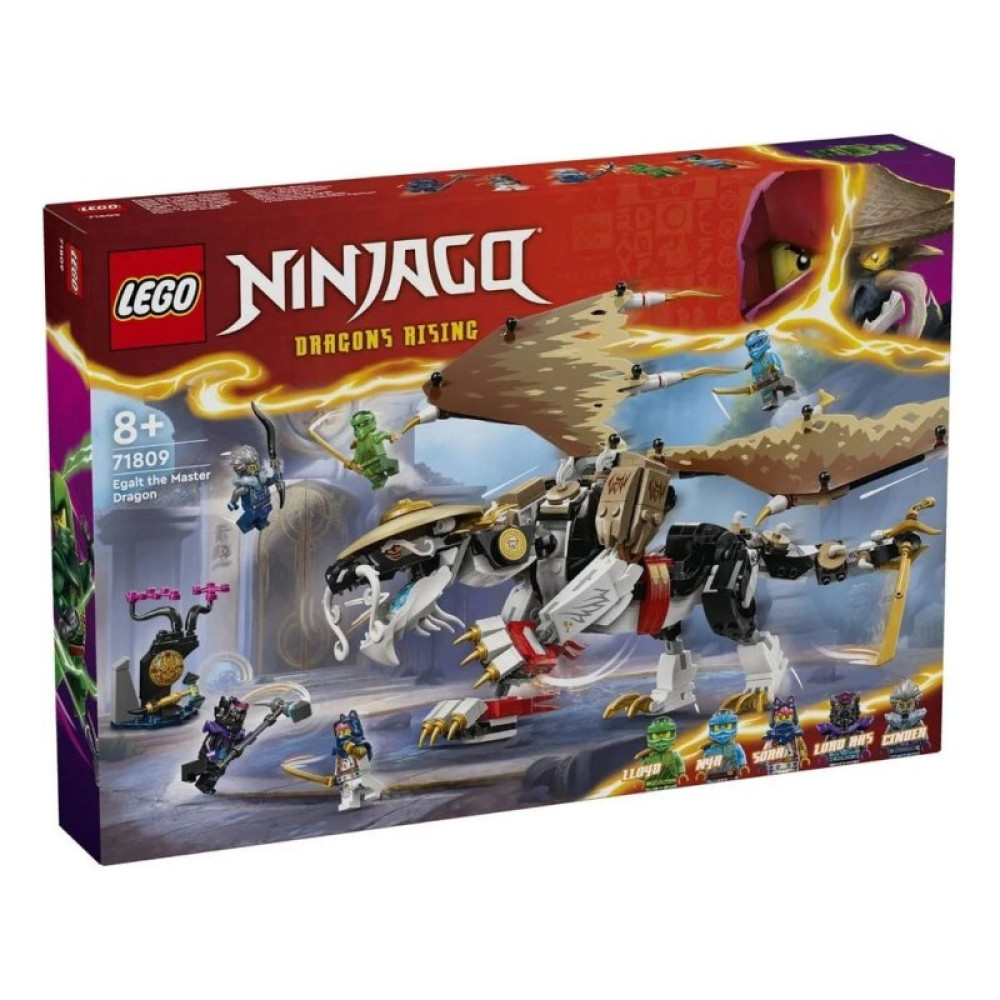 Конструктор LEGO NINJAGO Эгалт Повелитель Драконов 532 деталей (71809) Конструктор LEGO NINJAGO Эгалт Повелитель Драконов 532 деталей (71809)