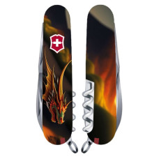 Нож Victorinox Huntsman Zodiac 91 мм Фантастичний дракон (1.3713.3_Z3210p)