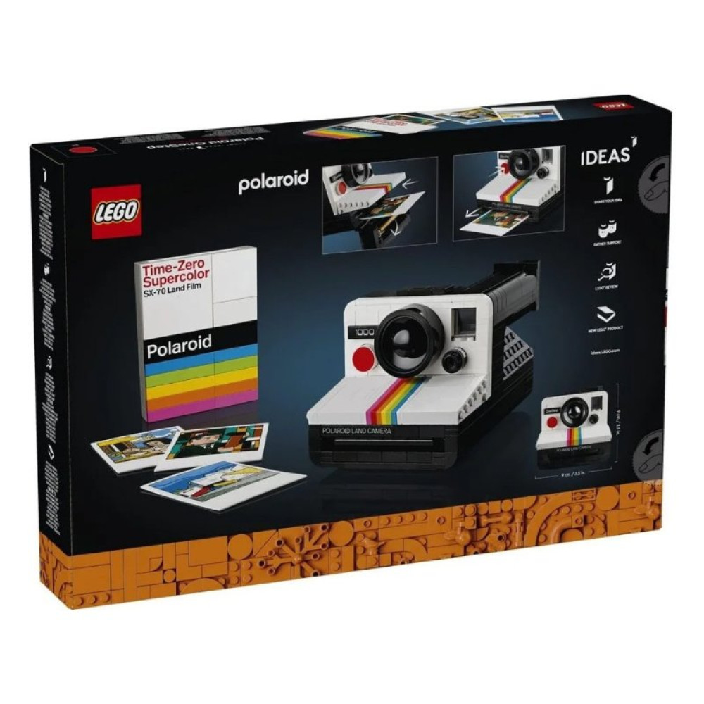 Конструктор LEGO Ideas Фотоаппарат Polaroid OneStep SX-70 516 деталей (21345-) Конструктор LEGO Ideas Фотоаппарат Polaroid OneStep SX-70 516 деталей (21345-)