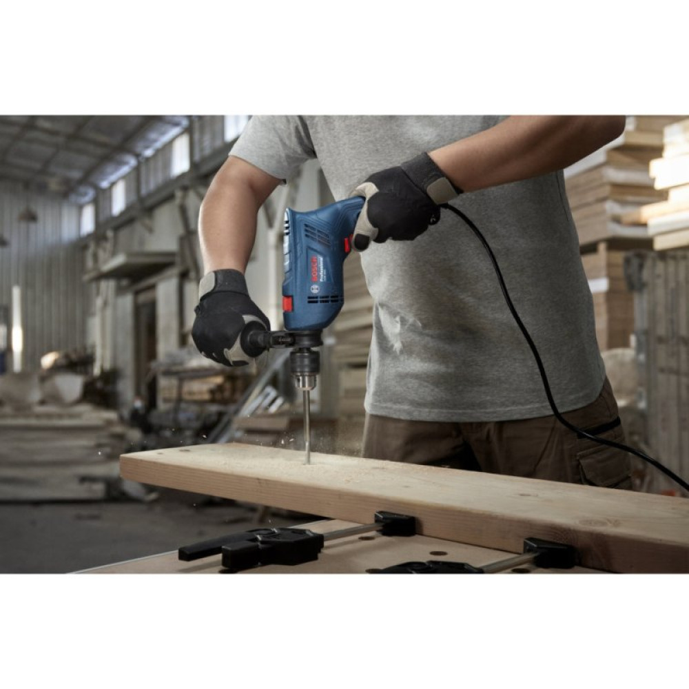 Дрель Bosch GSB 600, 600Вт, 1-10 мм, 3000 об/мин, 48000 уд/мин (0.601.1A0.320)