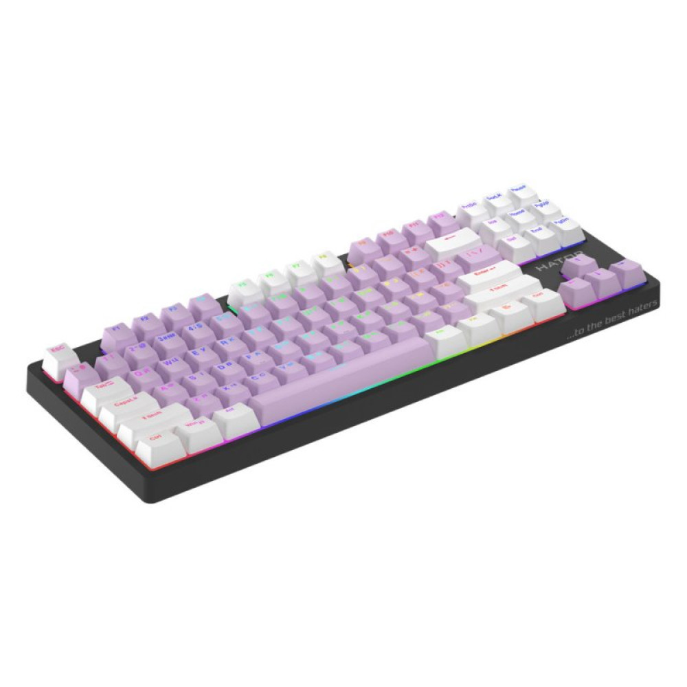 Клавиатура Hator Rockfall 2 Mecha Signature Edition USB Black/Lilac/White (HTK-520-BLW)