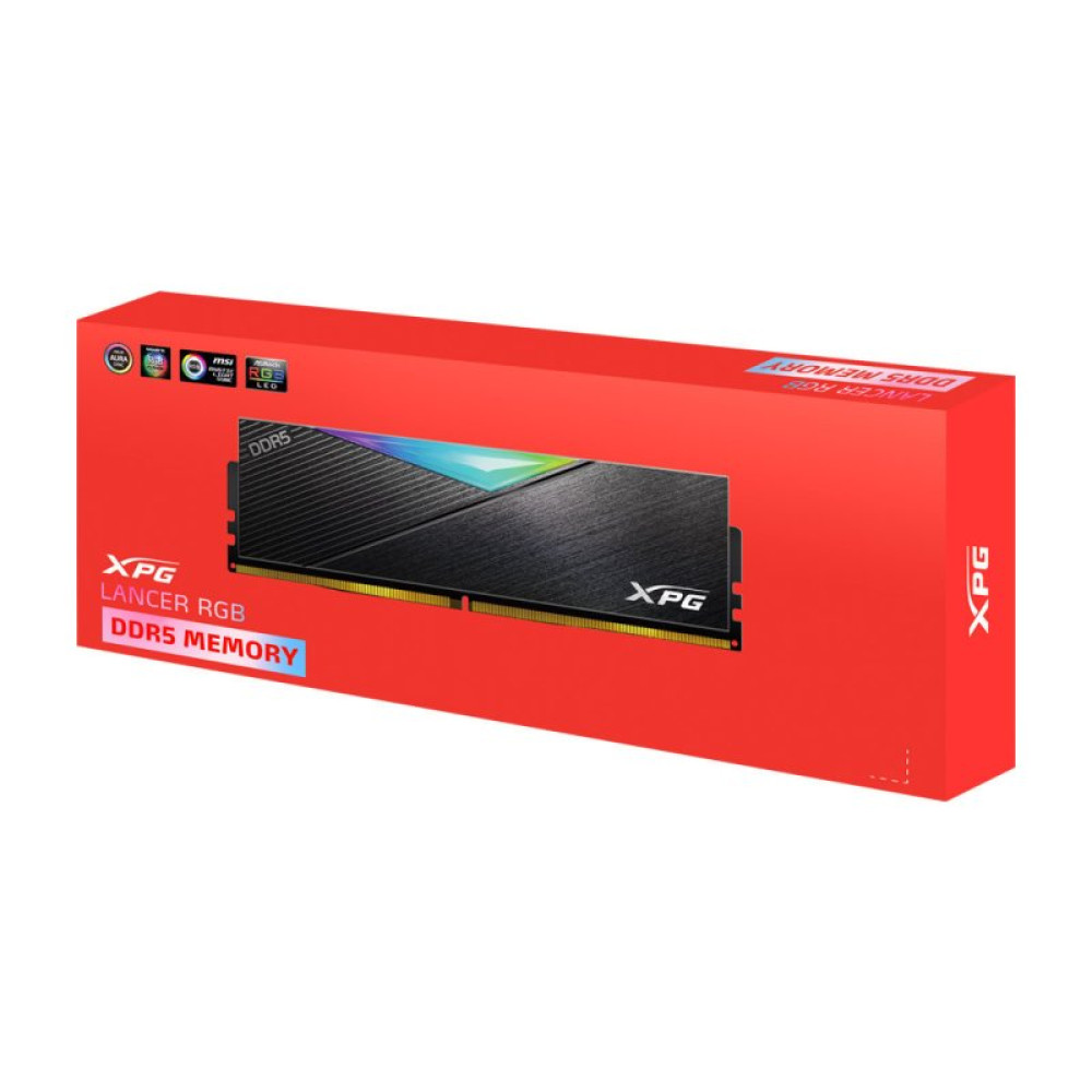 Модуль пам'яті для комп'ютера DDR5 32GB (2x16GB) 5600 MHz XPG Lancer RGB ADATA (AX5U5600C3616G-DCLARBK)