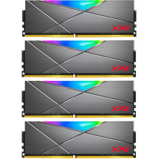Модуль пам'яті для комп'ютера DDR4 32GB (4x8GB) 3600 MHz XPG SpectrixD50 RGB Tungsten Gray ADATA (AX4U36008G18I-QCTG50)