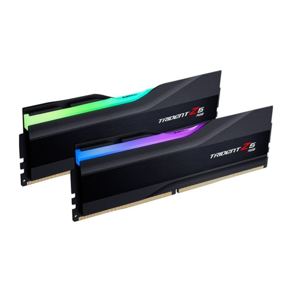 Модуль памяти для компьютера DDR5 64GB (2x32GB) 5600 MHz Trident Z5 RGB Matte Black G.Skill (F5-5600J2834F32GX2-TZ5RK)
