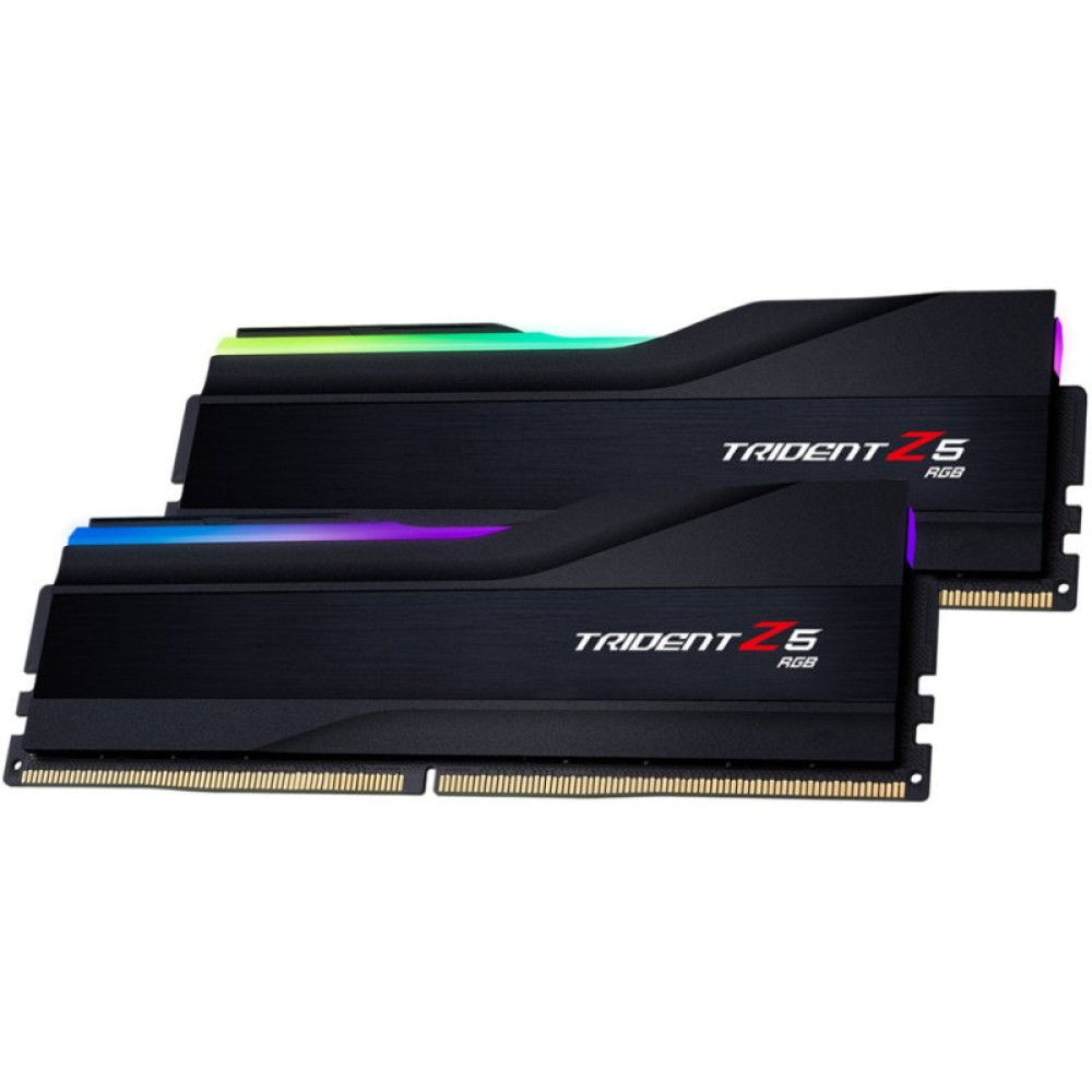 Модуль памяти для компьютера DDR5 64GB (2x32GB) 5600 MHz Trident Z5 RGB Matte Black G.Skill (F5-5600J2834F32GX2-TZ5RK)