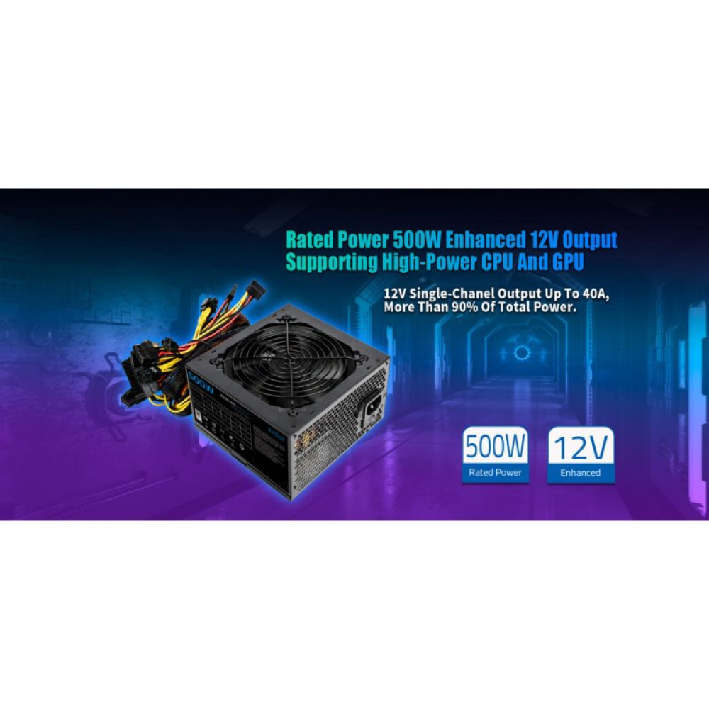 Блок питания PcСooler 500W (HW500-NP)